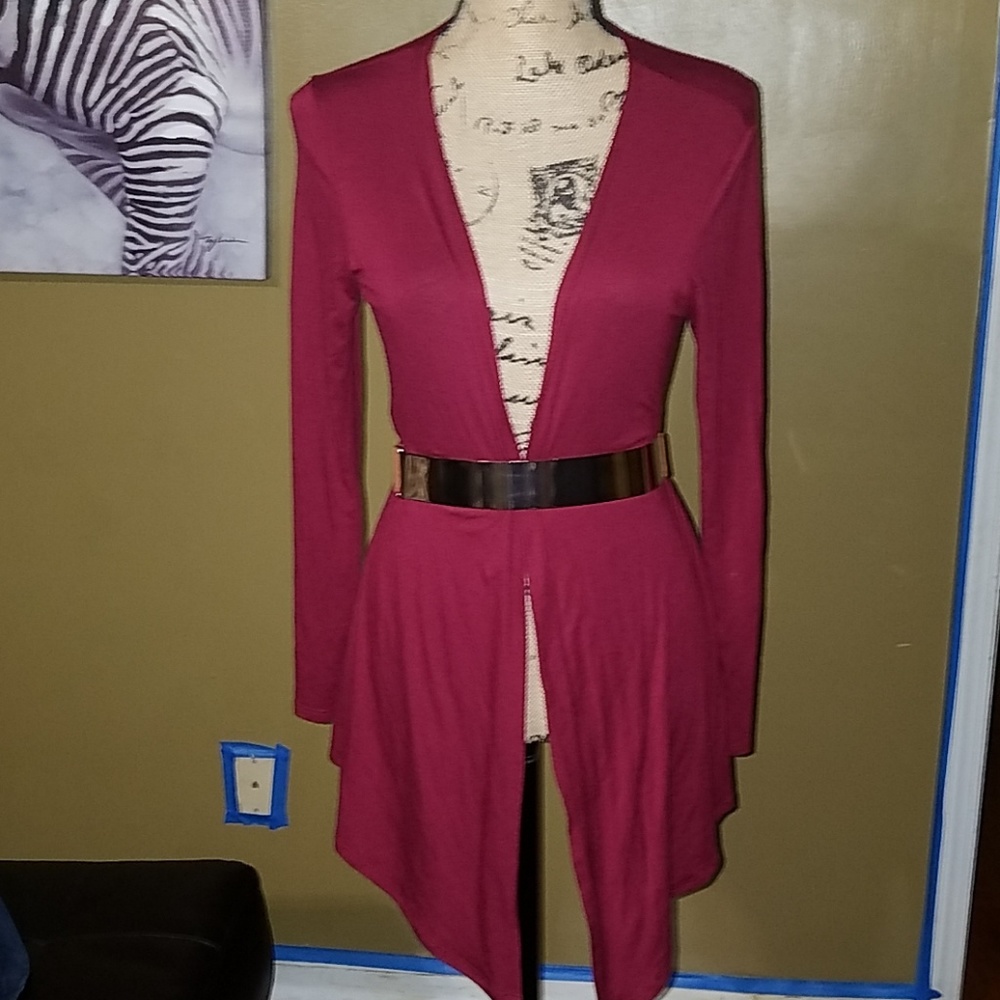 Open front cardi...NWT